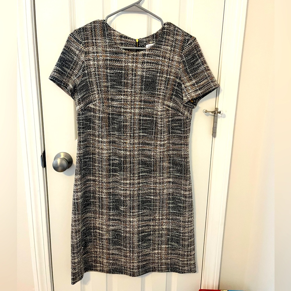Calvin Klein size 8 tweed dress